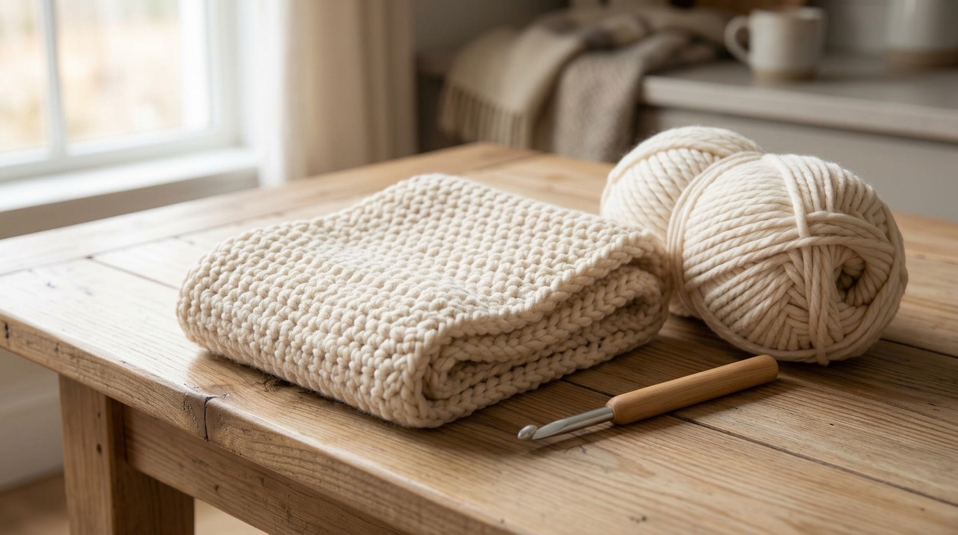 How to Crochet a Scarf for Beginners (Free Easy Pattern)